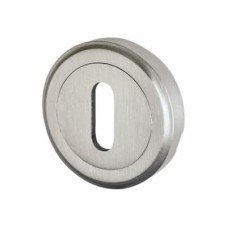 Heritage Brass by M Marcus Escutcheon - 48mm Diameter - Keyhole - Satin Chrome
