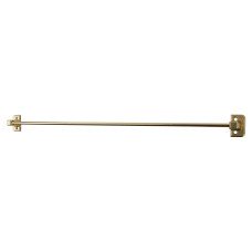 Exel Wardrobe Door Belt / Tie Rail - 380 x 30 x 21mm - Brass