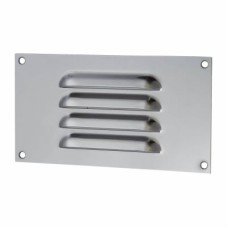Exel Hooded Louvre Vent - 165 x 89mm - 1672mm² Free Air Flow - Polished Stainless Steel