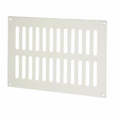 Exel Plain Slotted Vent - 229 x 152mm - 6600mm² Free Air Flow - Satin Aluminium
