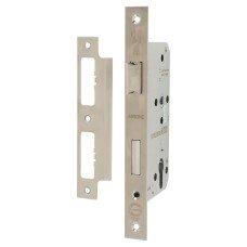 Arrone AR810 Euro Profile DIN Sashlock - 88mm Case - 60mm Backset - Square - Satin Stainless Steel
