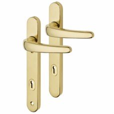 ERA Vectis Plus Multipoint Lever Door Handle - 221 x 32mm - 92mm c/c - PVD Gold