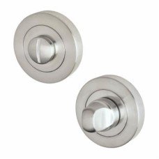 Excel Bathroom Turn & Release - 52mm Diameter - Satin Chrome