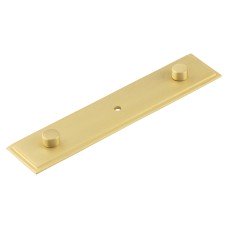 Frelan Hoxton Rushton Cabinet Knob Backplate Only - 140 x 30mm - Satin Brass