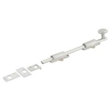 Hampstead French Door Bolt/Flat Section Bolt - 202 x 42mm - Satin Chrome