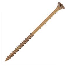 Reisser Cutter Pozi Countersunk Wood Screws - 6.0 x 200mm - Yellow Zinc - Pack of 100