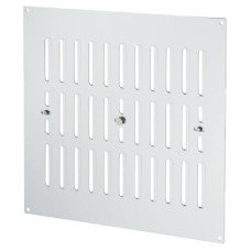 Exel Hit & Miss Vent - 242 x 242mm - Satin Aluminium