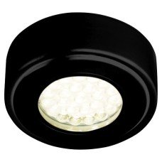 Forum Culina Laghetto 1.5W LED Round Cabinet Downlight - IP44 - 4000K Cool White - Matt Black