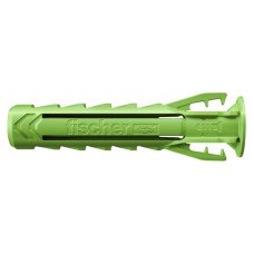 Fischer SX Plus Expansion High Quality Nylon Wall Plug - 10 x 50mm - Green - Pack of 45