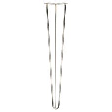 Exel Hairpin Leg - 3 Pin - 700mm Height - Chrome - Pair