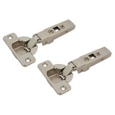 Blum Clip Top Profile Thick Door Cabinet Hinge - 95° - Sprung - Overlay - Zinc Plated - Pair Blum Clip Top Profile Thick Door Cabinet Hinge - 95° - Sprung - Overlay - Zinc Plated - Pair