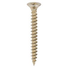 TIMCO Classic Pozi Countersunk Wood Screws - 5.0 x 45mm - Yellow Zinc - Pack of 200