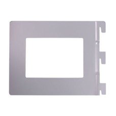 Exel Twin Slot Shelf Book End - 142 x 118mm - Silver