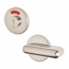 Exel Disabled Bathroom Turn & Release - Suit 8mm Spindle - 53mm Diameter - Polished Stainless Steel