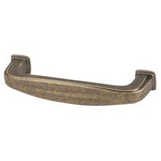 Exel Tate 13mm D-Bar Cabinet Pull Handle - 76mm Centres - Antique Brass