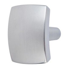 Hampstead Ero Rectangular Cabinet Knob - 31 x 25mm - Brushed Chrome 