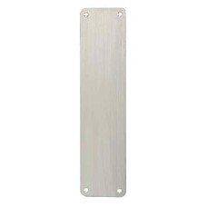 Exel Stainless Steel Plain Finger Plate - 275 x 60 x 1.5mm - Polished