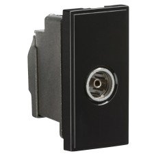 Knightsbridge Non-Isolated TV Coaxial Euro Module - Black