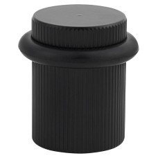 Hampstead Lines Floor Door Stop - 22 x 30mm - Matt Black 