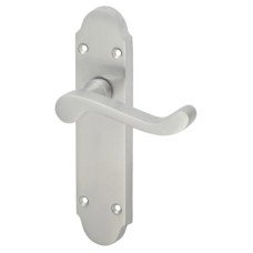 Exel Satin Chrome Victorian Summer Scroll Latch Door Handle - 168 x 40mm Exel Satin Chrome Victorian Summer Scroll Latch Door Handle - 168 x 40mm