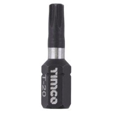 TIMCO X6 Impact Driver Bits - Torx - T20 - 25mm Length - Pack of 10