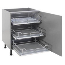 25kg Single Tray Soft Close Pull Out Organiser - Cabinet Width 500mm