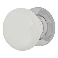 Exel Porcelain Mortice/Rim Door Knob - 6...