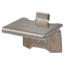 Exel Heavy Duty Raised Bookcase Clip - Satin Chrome Plated - Pack of 10