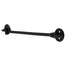 Exel Cabin Hook & Eye - 250mm Length - Antique Black Iron