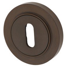 Burlington BUR60 by Frelan Escutcheon with Plain Rose - 53mm Diameter - Keyhole - Dark Bronze Burlington BUR60 by Frelan Escutcheon with Plain Rose - 53mm Diameter - Keyhole - Dark Bronze
