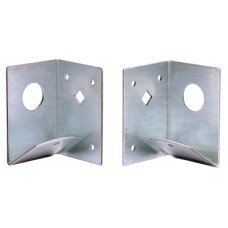 TIMCO Fence Panel Arris Rail Support Bracket - 90 x 60mm - Galvanised