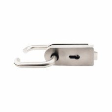 Lever Lock Set for Glass Doors - To Suit Non-Timber Frame