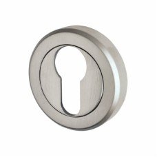 Serozzetta by Carlisle Brass Escutcheon - 50mm Diameter - Euro - Satin Chrome
