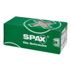 SPAX Yellox Pozi Countersunk Wood Screws Value Pack - 5.0 x 50mm - Yellow Zinc - Pack of 500