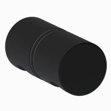 Bohle Shower Door Knob - Round - 32mm Diameter - Matt Black - Pair