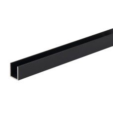 Bohle 2500mm U Channel - 10-12mm Glass Shower Doors & Panels - Black