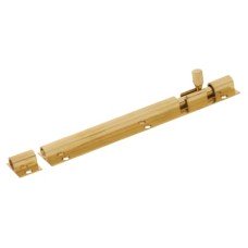 Exel Straight Barrel Bolt - 150 x 25mm - Polished Brass