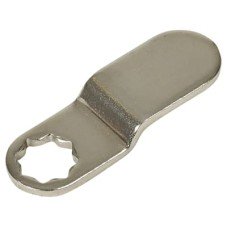 4mm Cranked Cam Plate - 36.9 x 15mm - Nickel Plated - Pack of 10