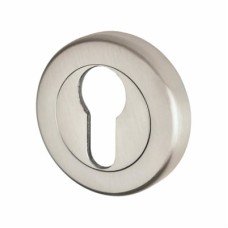 M Marcus Sorrento Escutcheon - 53mm Diameter - Euro - Satin Chrome