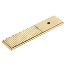 Hendel & Hendel Barrington Cabinet Knob Backplate Only - 100 x 25mm - Satin Brass