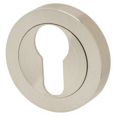 Jedo by Frelan Escutcheon - 50mm Diameter - Euro - Satin Nickel