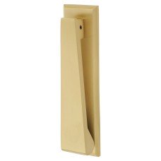 Heritage Brass by M Marcus Slim Door Knocker - 165 x 40mm - Satin Brass Heritage Brass by M Marcus Slim Door Knocker - 165 x 40mm - Satin Brass