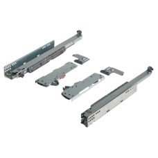 Blum TIP-ON Push to Open BLUMOTION Soft Close Drawer Runner - Double Extension - 500mm Length - 40kg