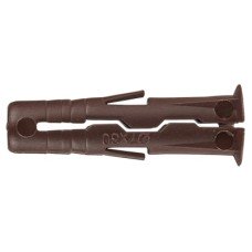 Rawlplug UNO Universal Wall Plug - 7 x 30mm - Brown - Jar of 700 Plugs