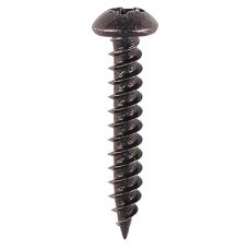 TIMCO Blackjax Pozi Round Head Wood Screws - 6 x 1