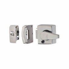 ERA BS8621:2007 Keyless Egress Nightlatch - 40mm Backset - Polished Chrome Case/Cylinder