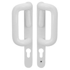 Hoppe 528G/3641N uPVC Patio Lock Door Handle - Euro - RH - White