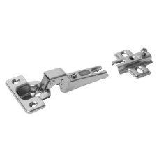 FVG Slide-On Cabinet Hinge - 95° - Half Overlay - Zinc Plated - Pack of 100 Pairs