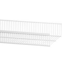elfa Top Track System - Click In Ventilated Wire Shelf - 607 x 337mm - White