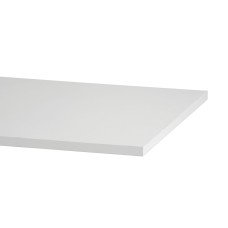 elfa Twin Slot Shelving System - White Edged Melamine Board/Shelf - 900 x 500 x 19mm - White